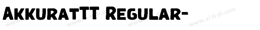 AkkuratTT Regular字体转换 AkkuratTT Regular字体转换